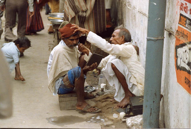 Barber in Calcutta