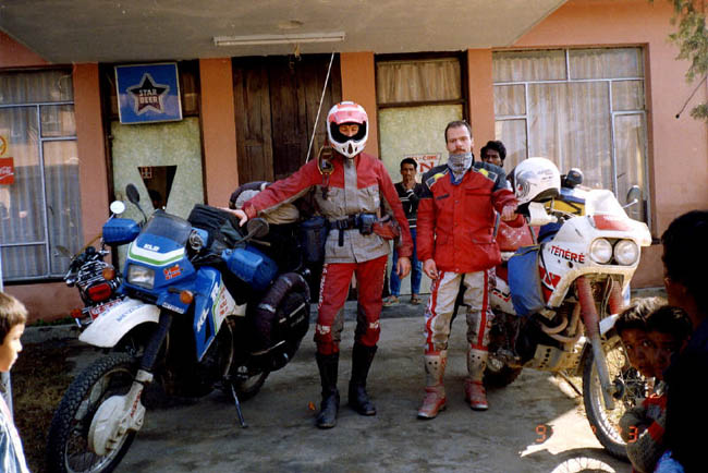 A Swiss biker I met in Nepal