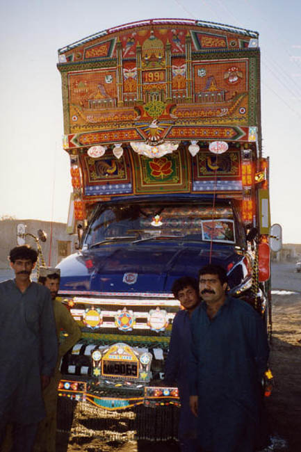 He is very proud of his truck