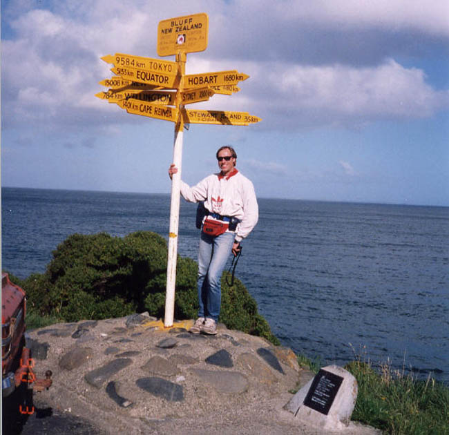 014z The southernmost point in New Zealand Point Bluff