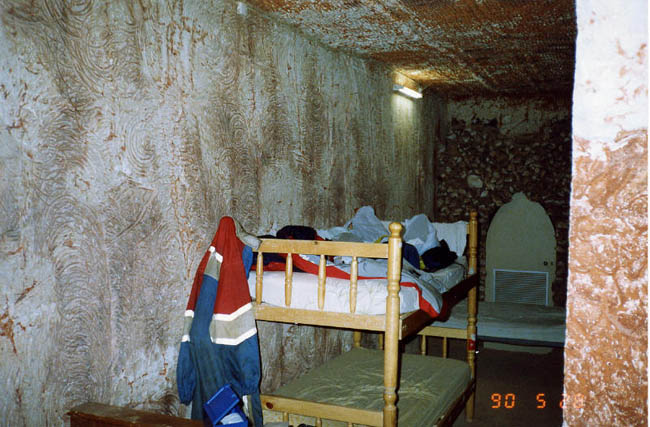 Underground hotel room in Cooper Pedy